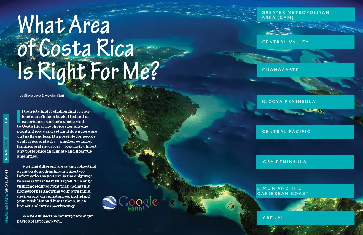 Considering The Regions Of Costa Rica